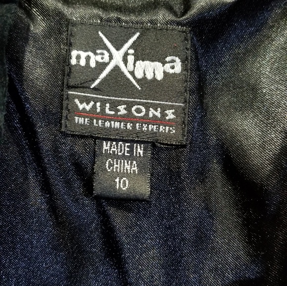 Black suede pants by Wilson's size 10 - Picture 3 of 3